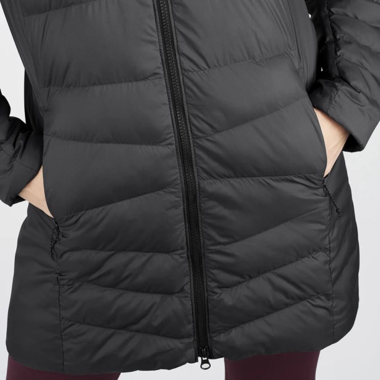 Chaquetas Aislantes Salomon Essential Xwarm Long Mujer Negros | MX PDCB349